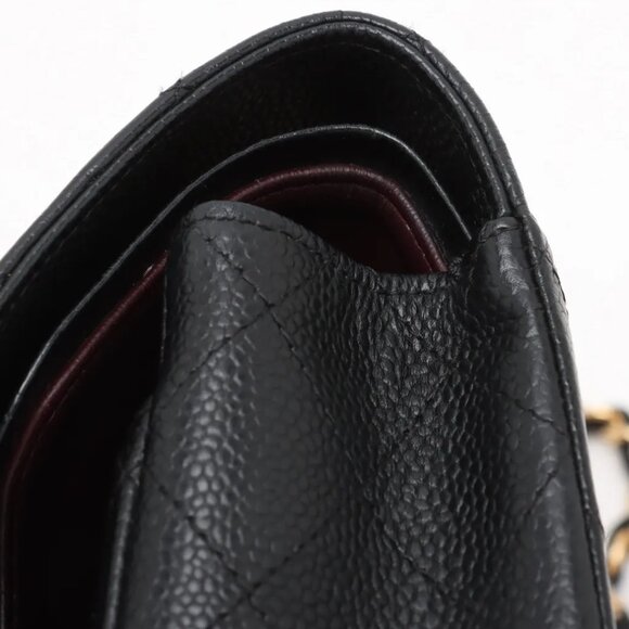 Chanel Caviar Double Flap 25/MEDIUM - Certificate of Authenticity Included - Picture 10 of 13